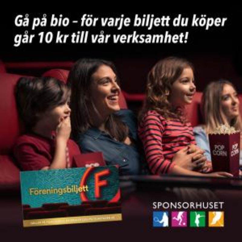 HOPE Sponsorhuset biobiljett