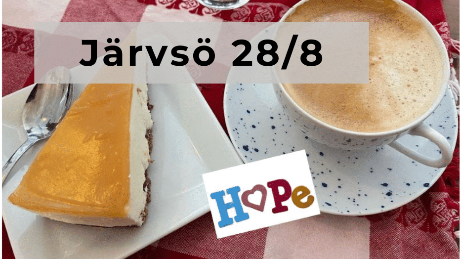 Kaffekväll i Järvsö den 28 augusti