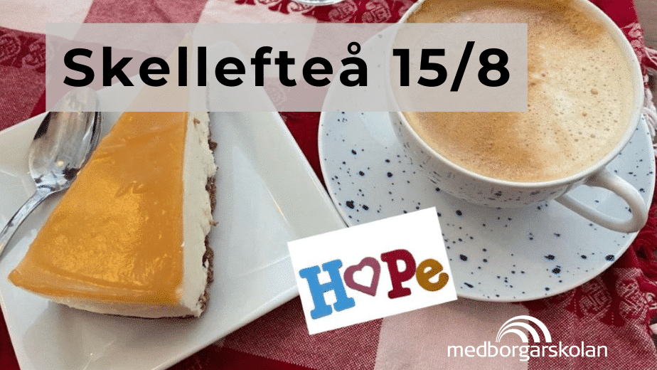 HOPE kaffekväll i Skellefteå den 15 augusti