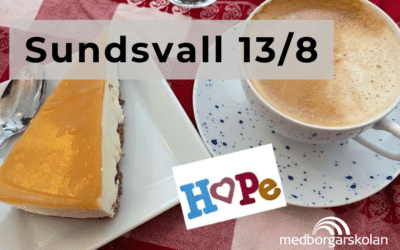 Kaffekväll i Sundsvall 13 augusti