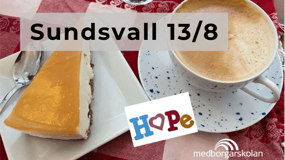 Kaffekväll i Sundsvall 13 augusti