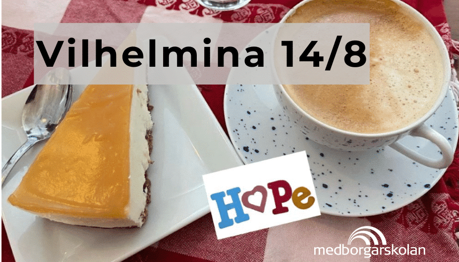 HOPE kaffekväll i Vilhelmina den 14 augusti