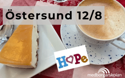 Kaffekväll i Östersund den 12 augusti