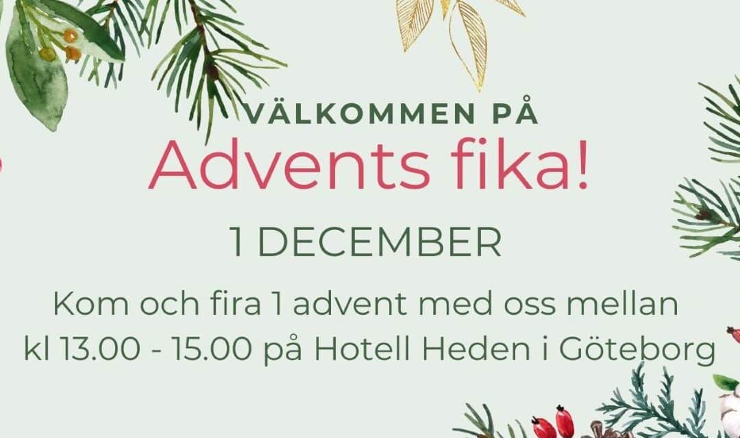 Välkommen på Adventsfika