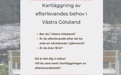 Kartläggning av efterlevandestöd i Västra Götaland!