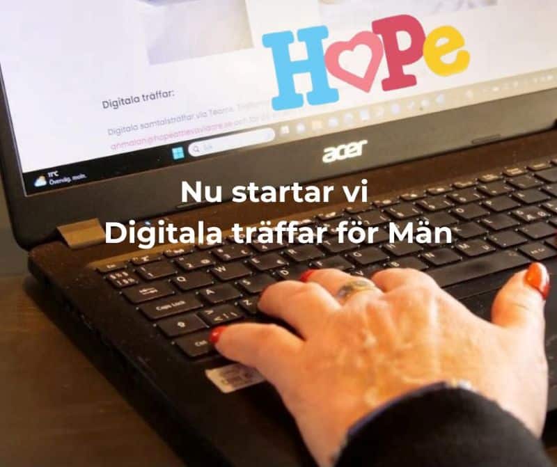 Digital samtalsträff för män som förlorat någon i självmord