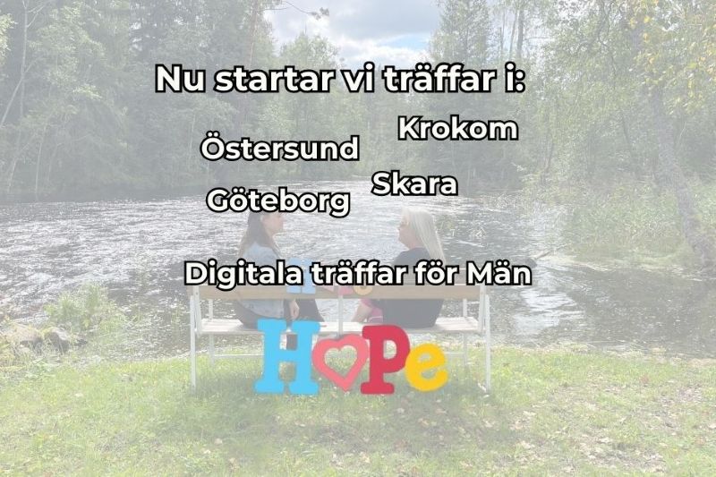 Nu startar HOPE träffar på nya orter