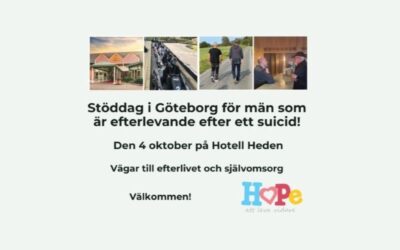 Stöddag för män i Göteborg 4/10
